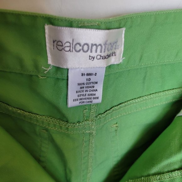 Chadwick's Green Painter Capri Jeans Size 10 (309) - Picture 11 of 11